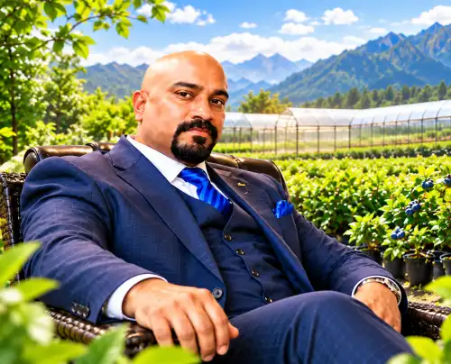 Venkatesha K V, Founder of Bharat Berries
